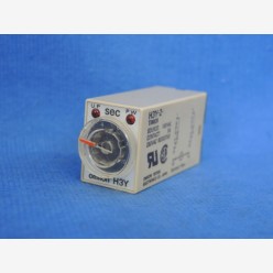 OMRON H3Y-2 timer relay, 100 VAC, 0-10 sec